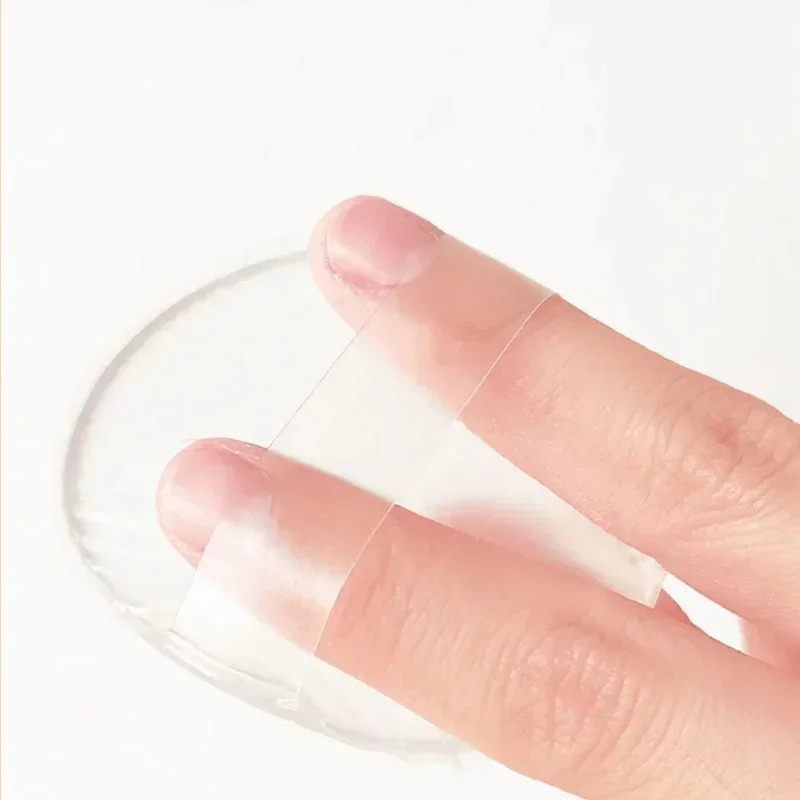 ソフトシリコンジェルパウダーパフスポンジ、パウダーが吸い込まない化粧パフ、フェイスファンデーション、BBクリーム用、お手入れ簡単、再利用可能ツール