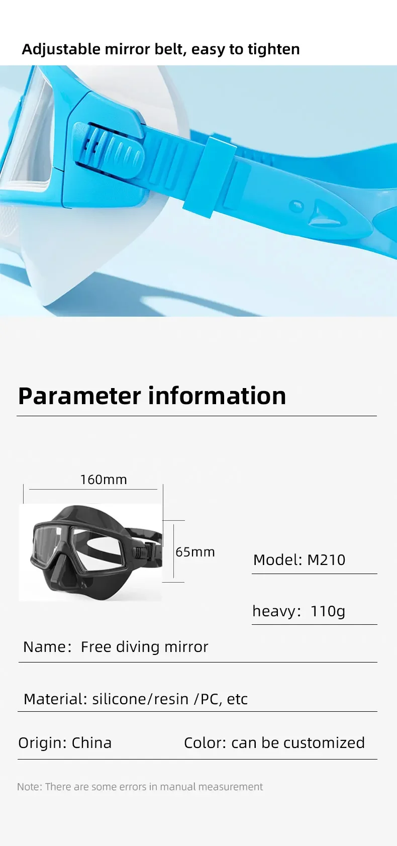 Professionelles Tauchmasken-Set für Erwachsene – HD-Antibeschlaglinsen, UV-Schutz, verstellbare Schnorchel- und Schwimmbrille für Taucher – Detail 8
