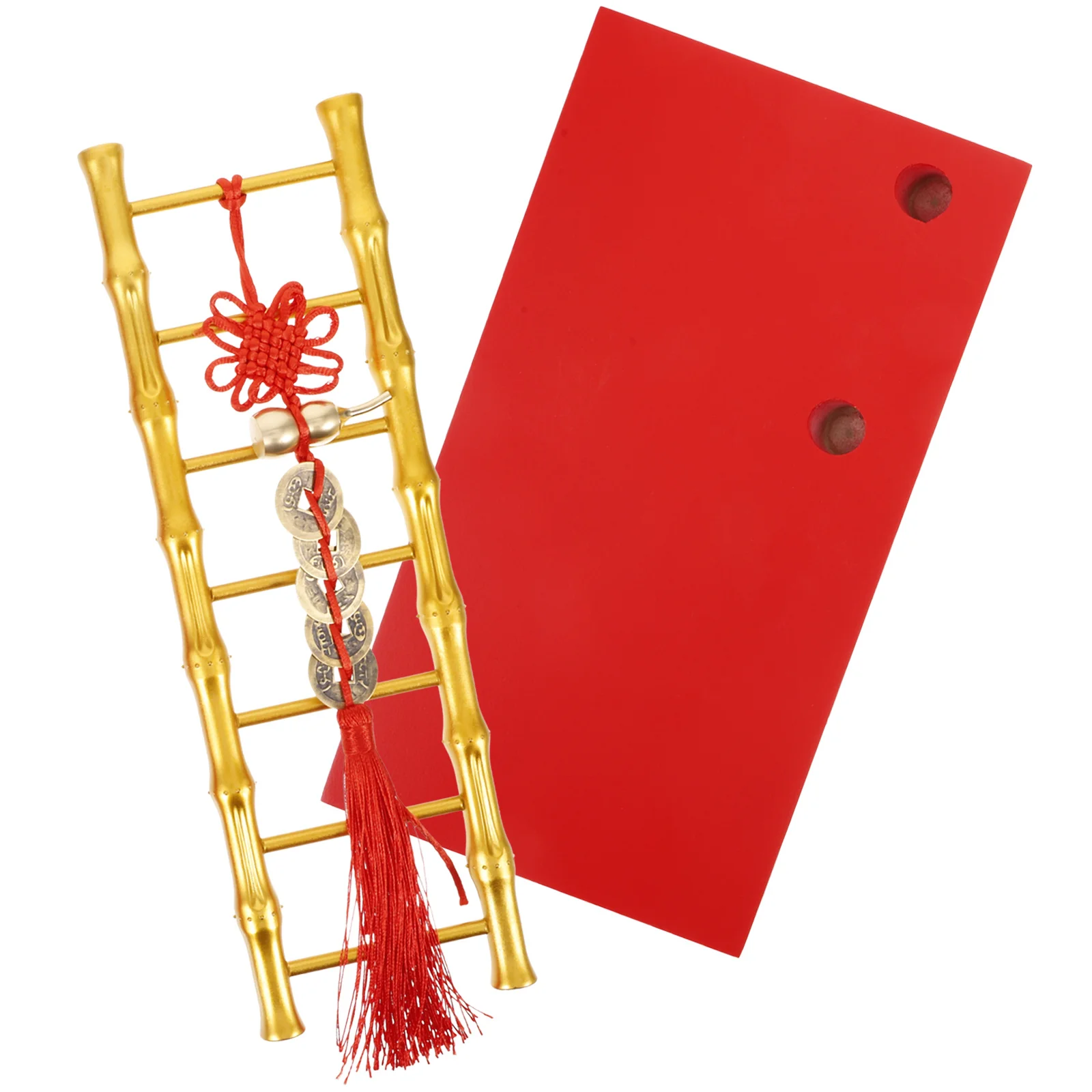 

Exquisite Chinese New Year Decoration Small Ladder Symbol of Good Fortune and Prosperity Ideal Housewarming Gift for Loved Ones