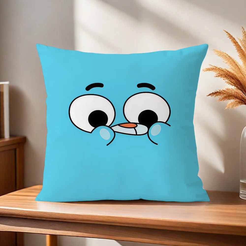 A-AAmazing World G-Gumball Kissenbezug Kissenhülle für Zuhause, Sofa, Wohnzimmer, Büro, Café, Auto. – Detail 5