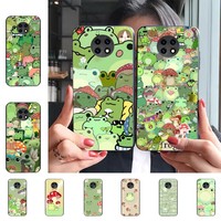 Cartoon Frog Phone Case For Redmi 5 6 7 8 9 10 Plus Pro 6 7 8 9 A GO K20 K30 K40 Pro Plus F3 Fundas