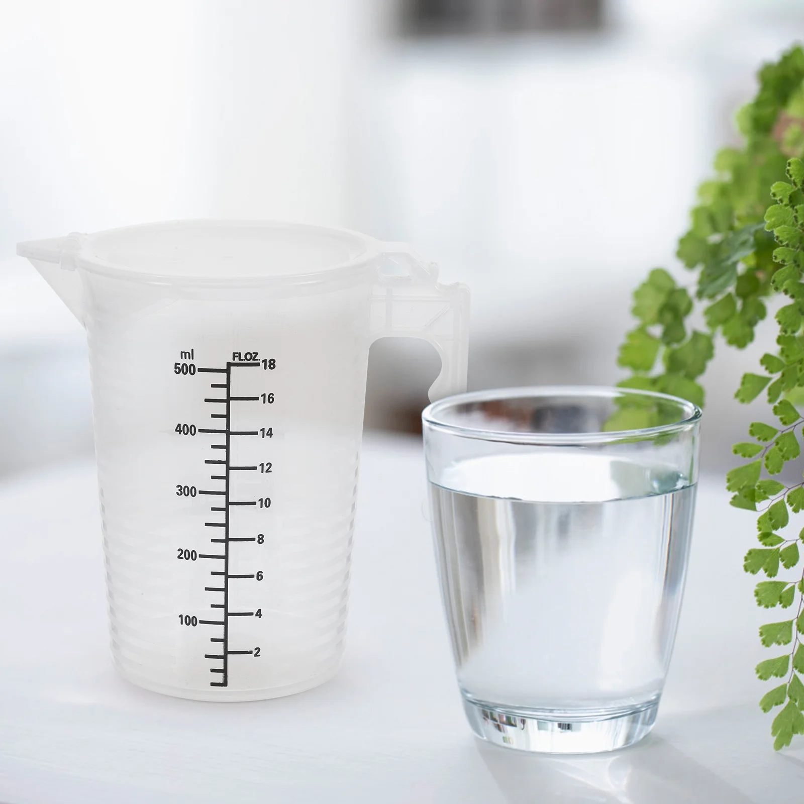 

Graduated Measuring Cup Large Capacity Transparent Kitchen Baking Tool Liquid Container Food Accessory PP Material Easy