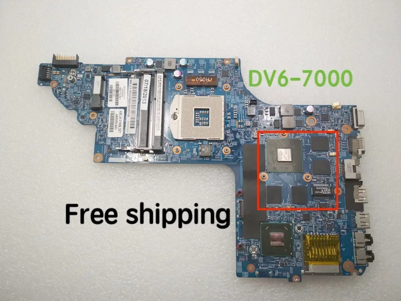 Suitable For HP DV6 DV6-7000 Laptop Motherboard 682174-001 682174-501 Mainboard 100% tested fully work
