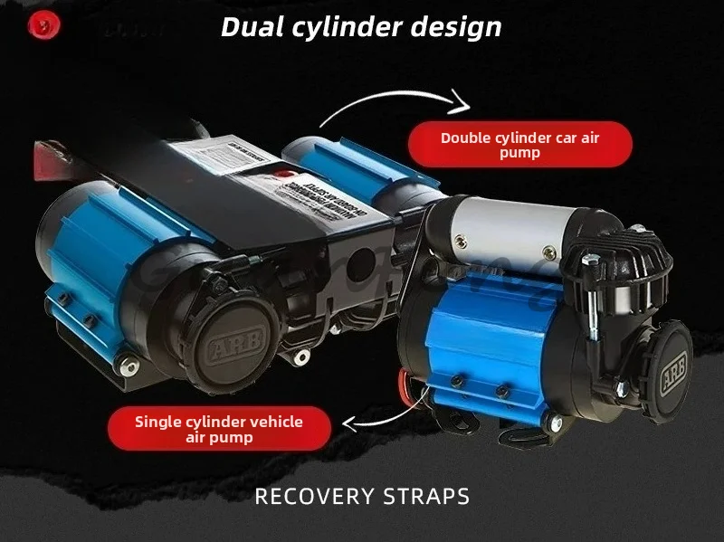 12V Twin Air Compressor Replacement for CKMTA12 Universal High Output On-Board Air