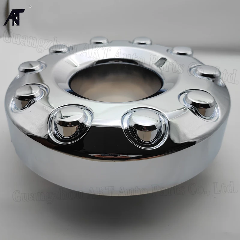 Front Wheel Center Hub Caps Dually 10 Lug  Aluminum Wheel Model Fit for Ford F450 F550 F-250 Super Duty 05-17 5C3Z-1130-NA