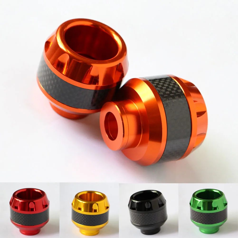 

1Pair Motorcycle Front Fork Cup Aluminum Alloy Red Oxidation Craft Crash Sliders Wheel Protector for Motorcycle Electric Moped