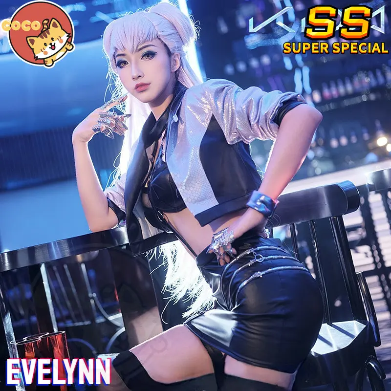 

CoCos-SS Game LOL KDA Evelynn Cosplay Costume Game Cos LOLs Cosplay KDA ALL OUT Evelynn Costume