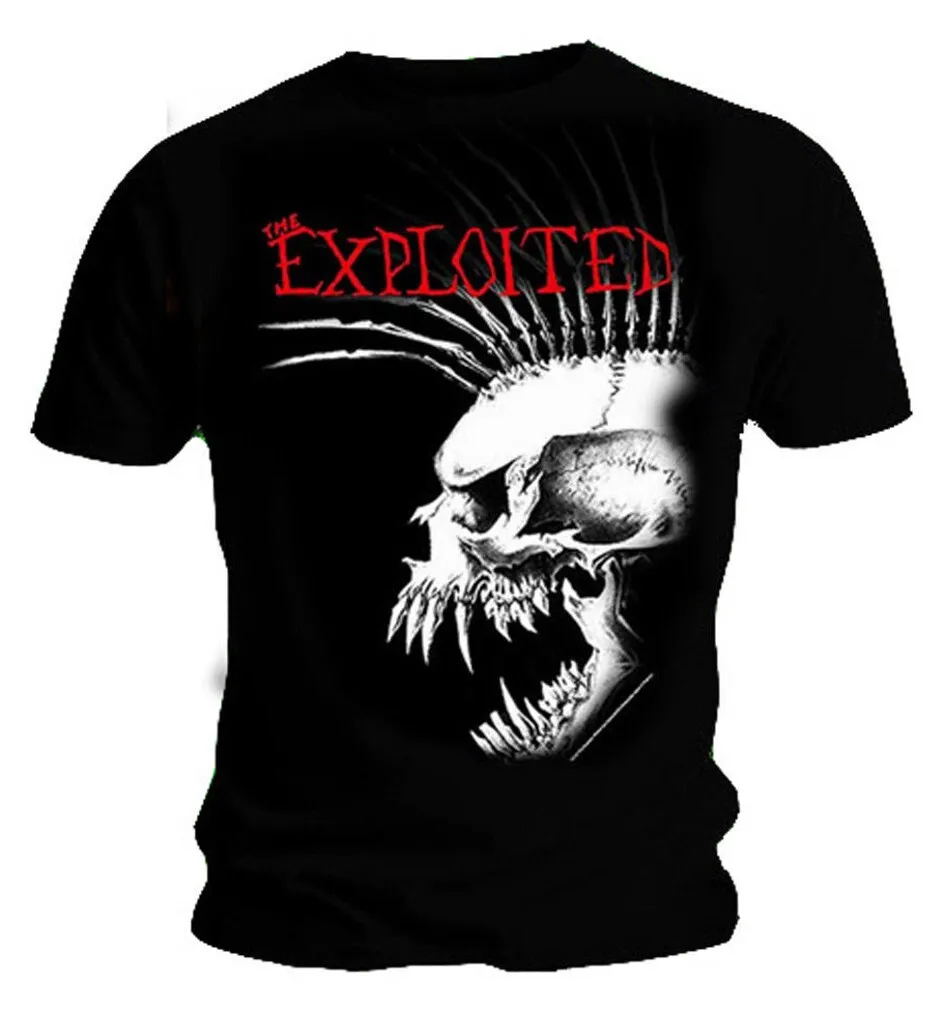 Футболка с изображением взбитого черепа