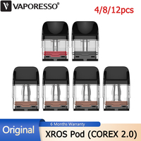 4/8/12pcs Vaporesso XROS Pod Cartridge COREX 2.0 3ML 0.4/0.6/0.8ohm 2ML 1.0/1.2/0.6/0.8ohm For XROS 4 Mini/XROS 4 Nano/XROS Pro