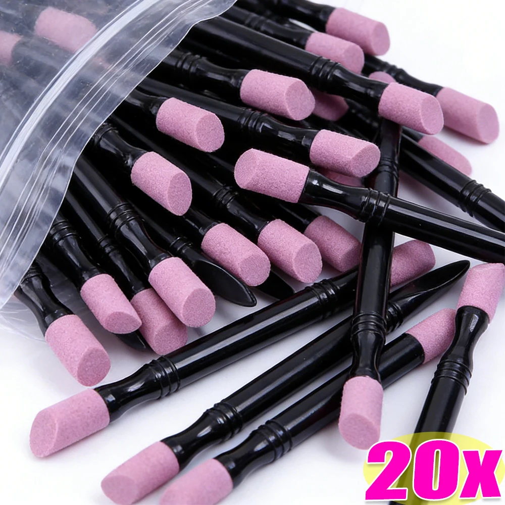 

Purple Reusable Double-End Nail Quartz Peeling Polishing Stick Grinding Rods Cuticle Hangnails Remove Exfoliator Nail Care Tool