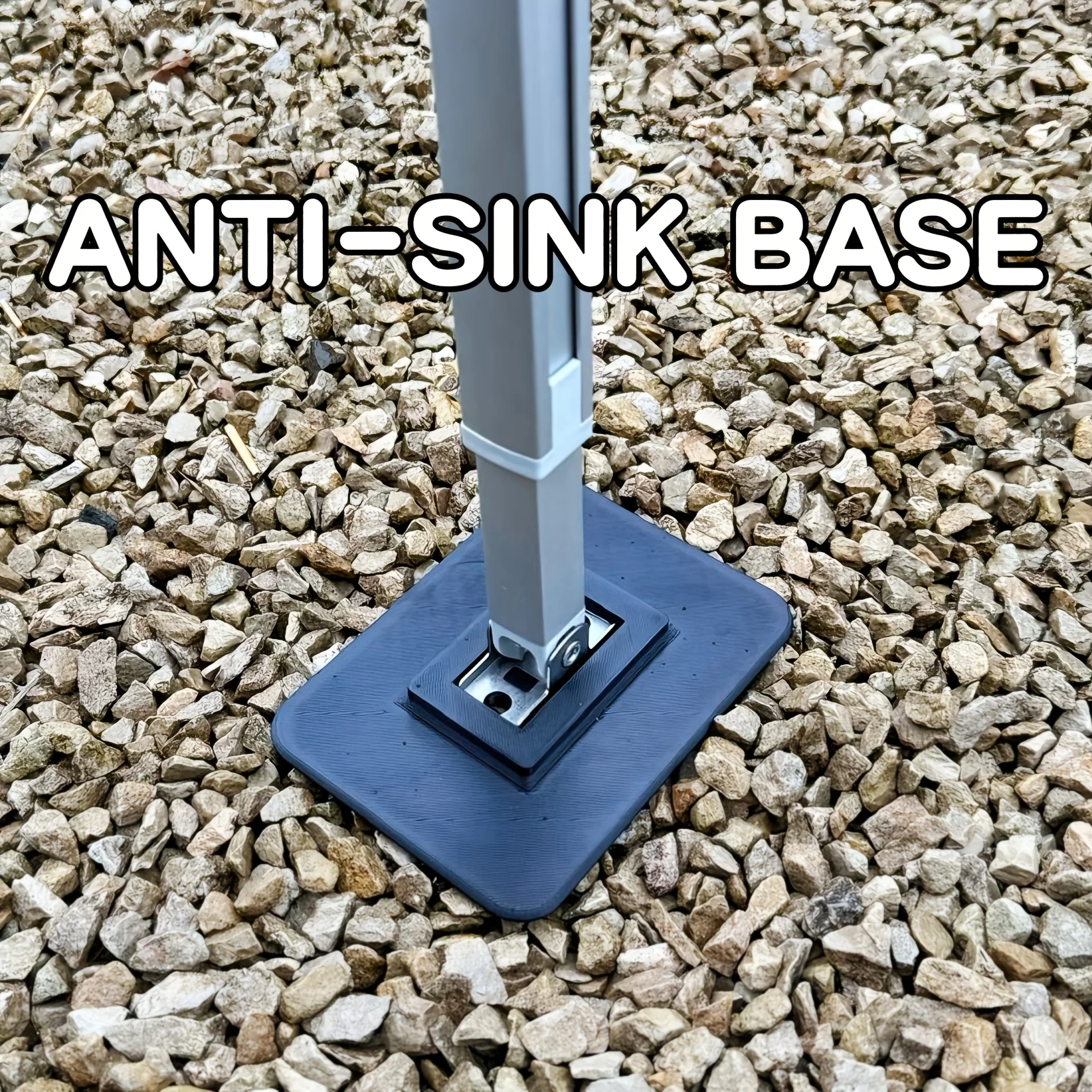 2Pc RV Awning Support Footplates, Suitable for  Heavy Stabilizer Base, Suitable for Soft Ground, Camping RV Accessories