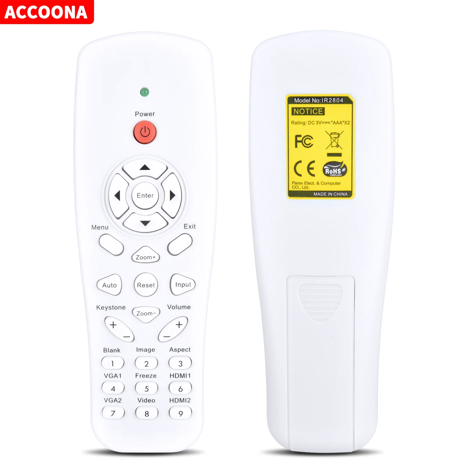 

Remote control BR-3080N for Optoma ZH400UST ZH500UST ZU500UST ZW300UST ZW300USTi ZW310ST projector