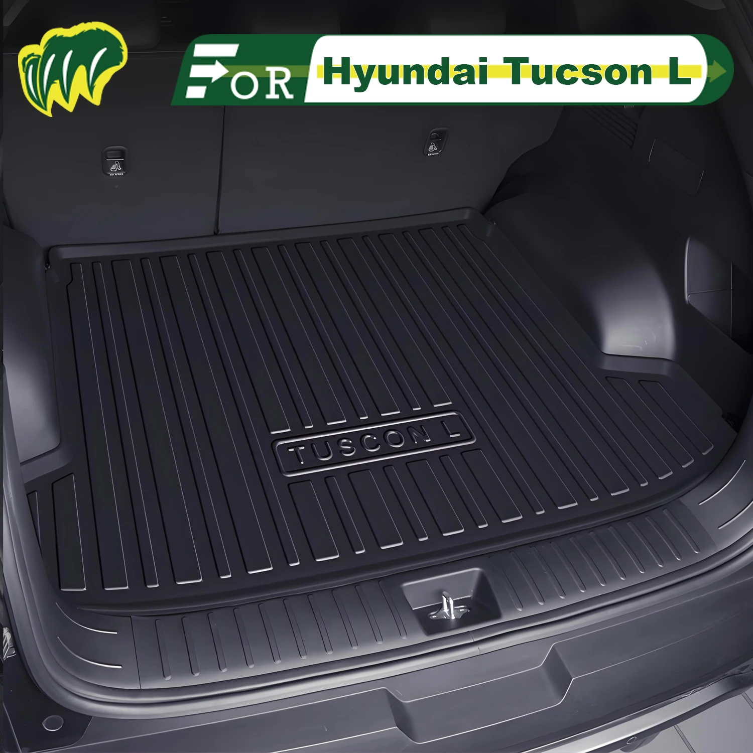 

Для Hyundai Tucson L 2006-2025 TPE индивидуальный коврик для багажника автомобиля всесезонный коврик для багажника 3D-образный коврик для багажника Защитный коврик для заднего багажника