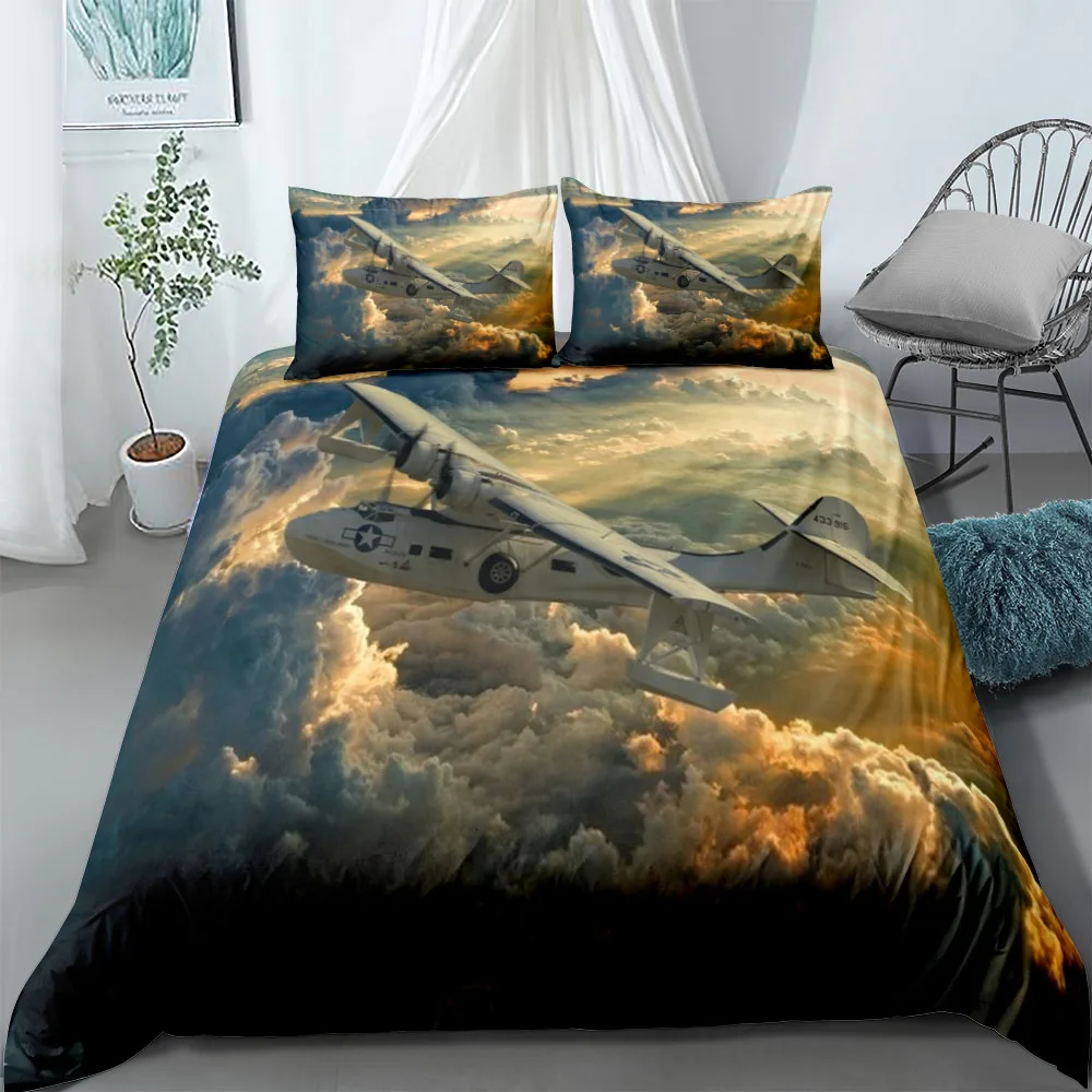 World Ranking Air Fighter Duvet Cover Set UK Single Double Queen US Twin Full King Size Among Bed Linen Set