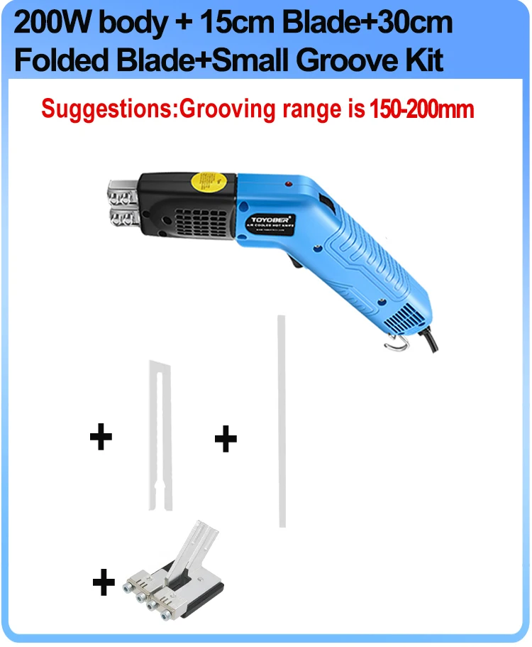 Air Cool Hot Knife Foam Cutter Tool Machine Steken Groef Piepschuim Polystyreen Stof Touw Cutter Elektrische Verwarming Heet Mes