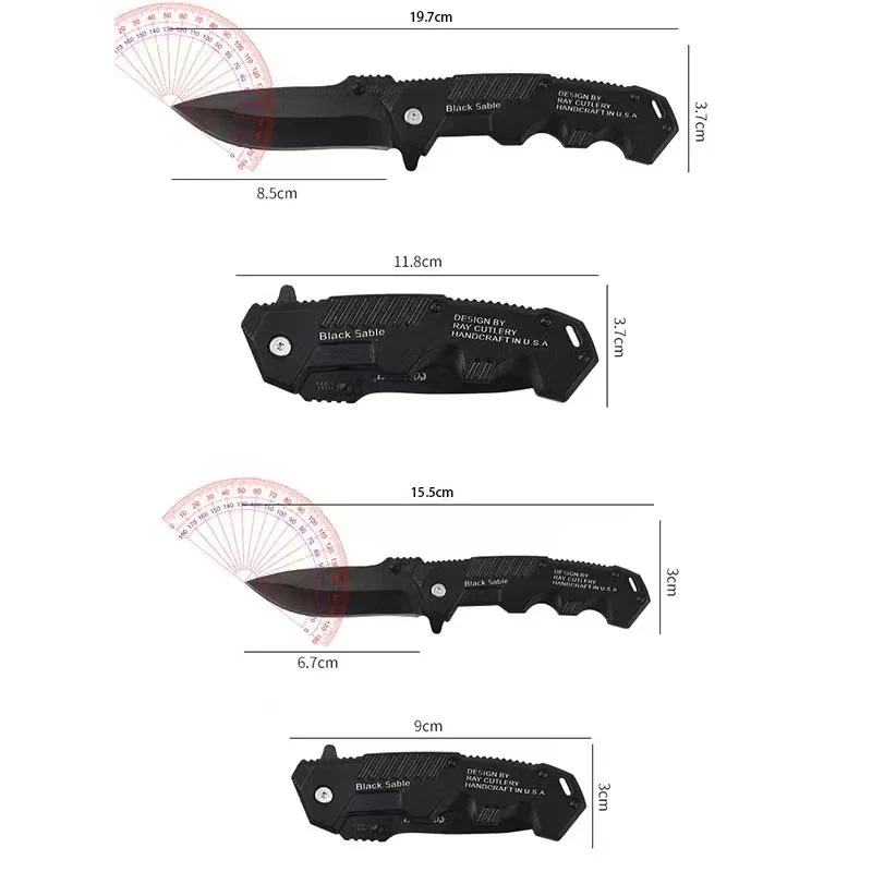 Nóż składany do samoobrony dla mężczyzn Multitool taktyczne scyzoryki myśliwski nóż survivalowy nowe użytkowe Outdoor Camping nóż EDC