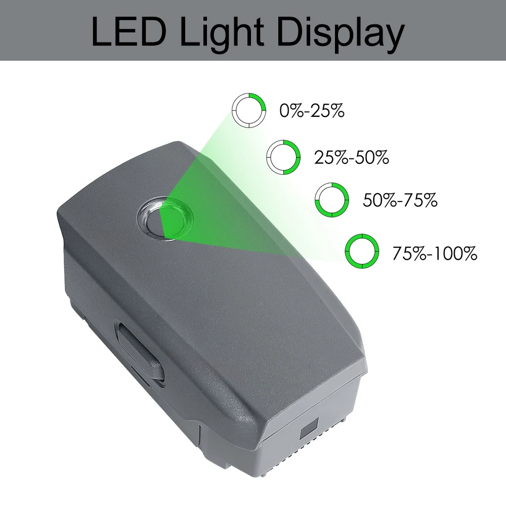 Drone Battery For DJI Mavic 2 Pro / Zoom / Enterprise / Advanced 15.4V 3850mAh Lipo 4S Intelligent Flight Batteries 1Pcs / 2Pcs