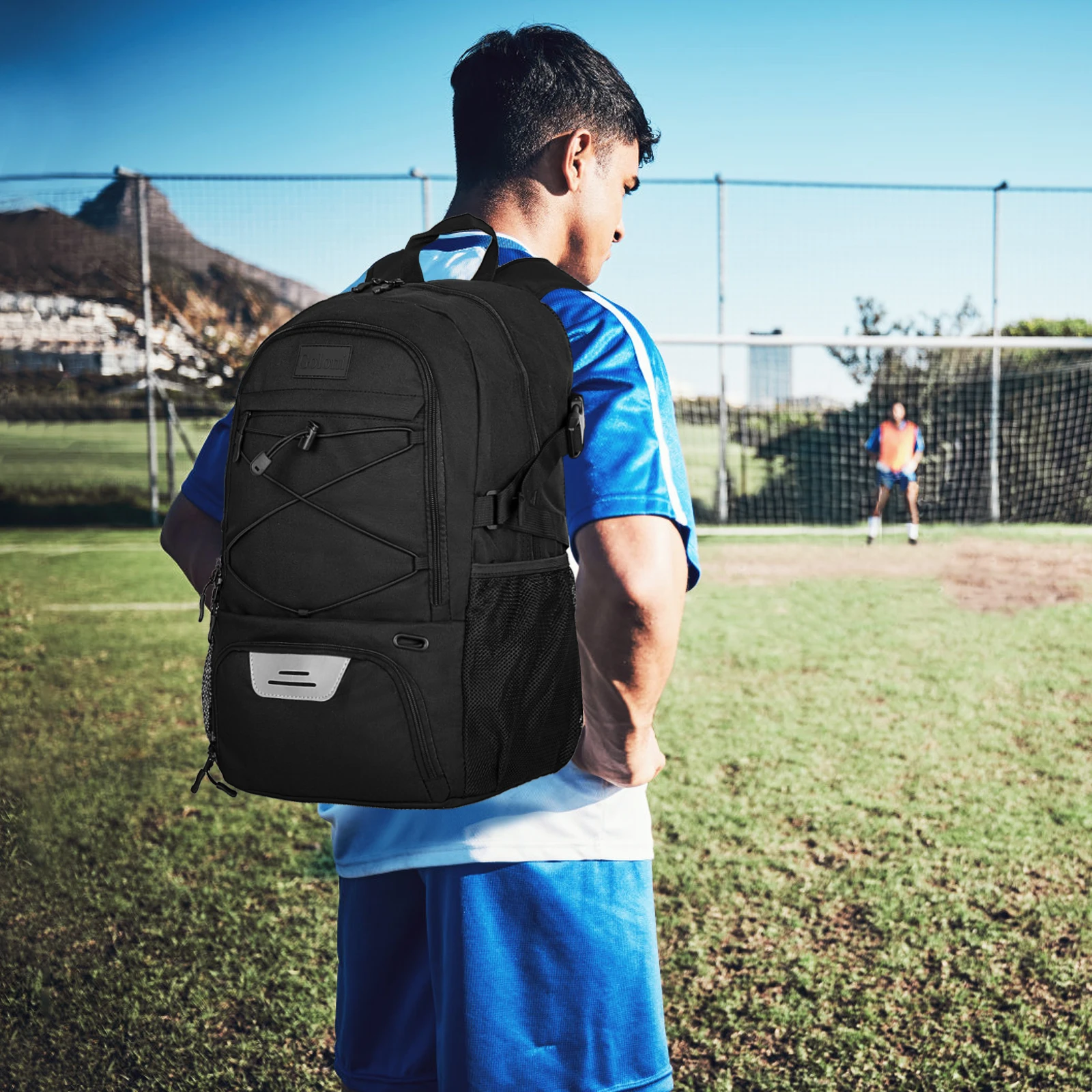 Mochila De Fútbol para baloncesto, mochila con compartimento para pelota y compartimento para zapatos