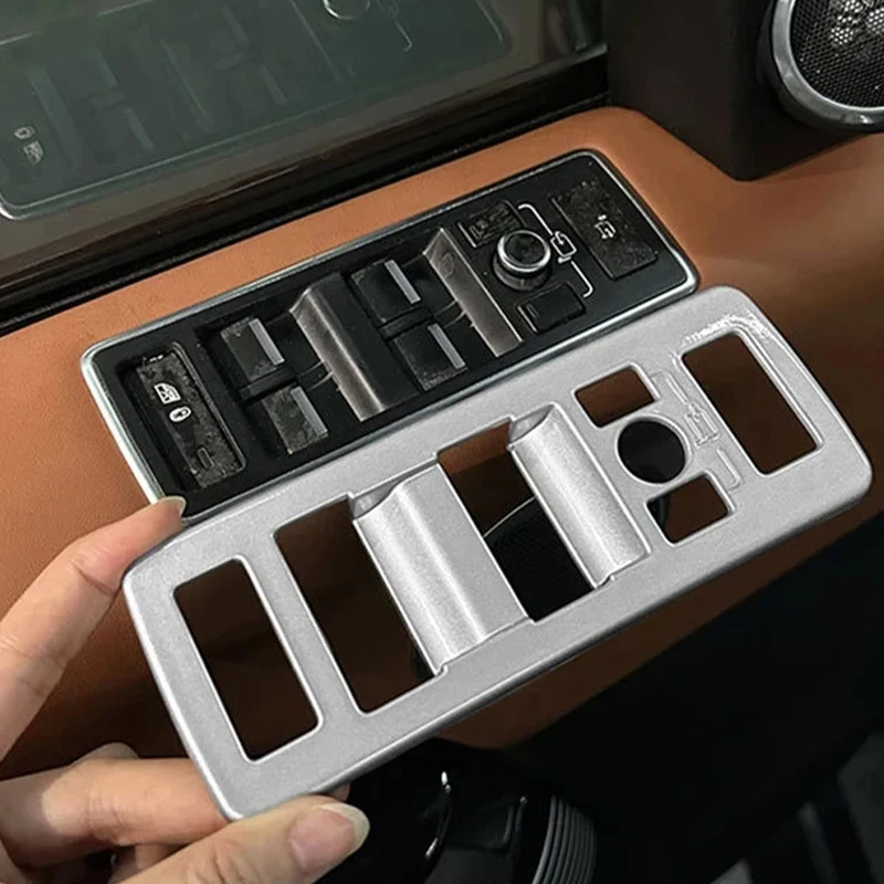 For Land Rover Range Rover 13-17 Executive Edition Modified Interior Decoration Stickers, Window Buttons, Panel Frame Upgrades