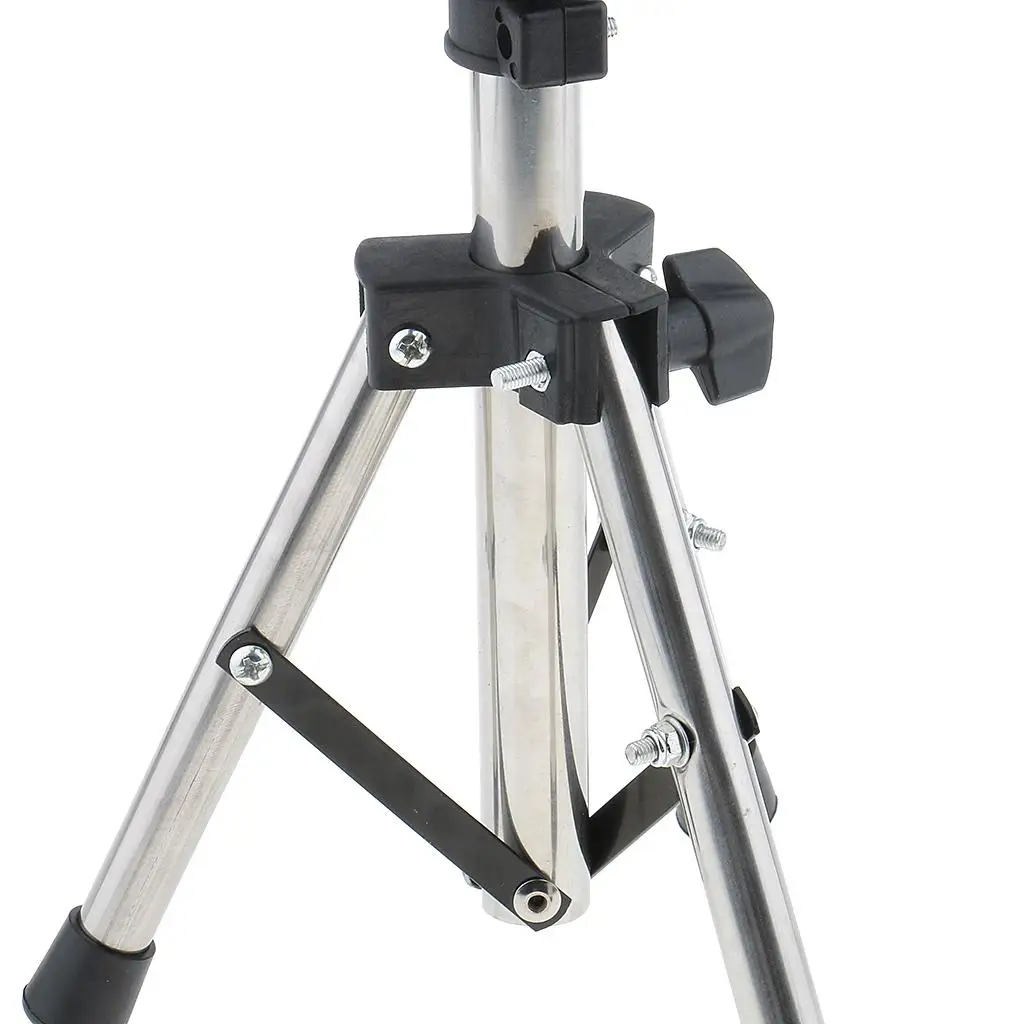 رأس عارضة أزياء من القماش لصنع الشعر المستعار مع مشبك حامل وحامل عرض متين لصالونات التجميل وتصفيف المنزل