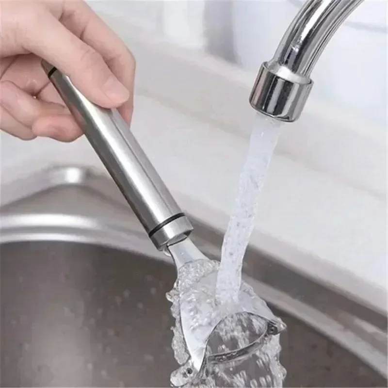 

1pcs Stainless Steel Manual Corn Stripper Corncob Shaver Planer Thresher - Kitchen Accessory for Melon Fruit Pelling