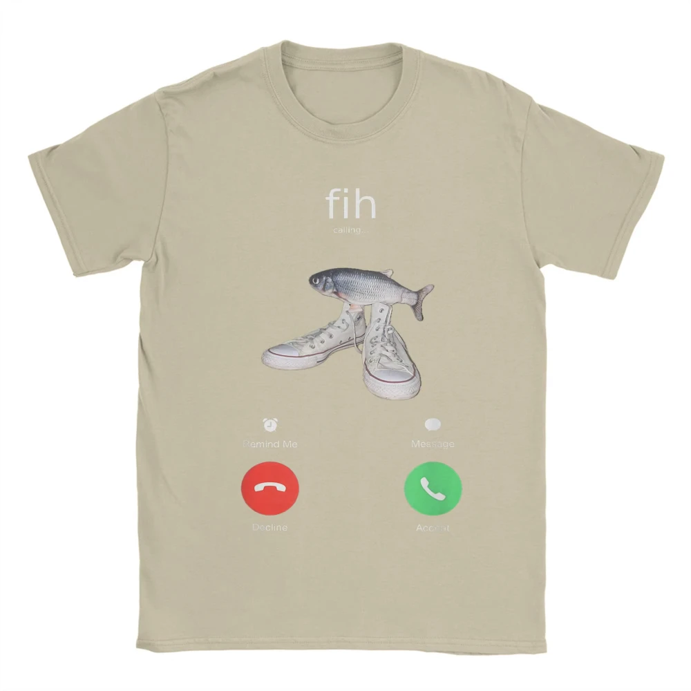 Fih Meme Fish Calling Shirt Misspelled Fih Is Calling Damen-T-Shirt mit Rundhalsausschnitt, atmungsaktives Harajuku-Kurzarm-T-Shirt, lässiges ästhetisches T-Shirt – Detail 6