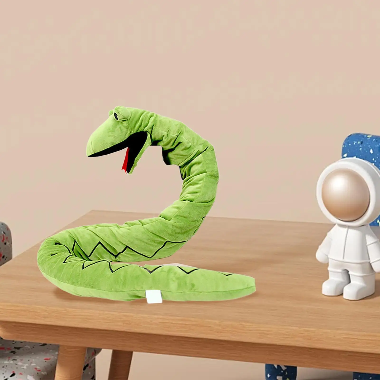Marioneta de mano de serpiente, juego de rol, bromas de boca móviles imaginativas realistas, juguete de peluche para niños en edad preescolar, juguetes para enseñanza de regalos