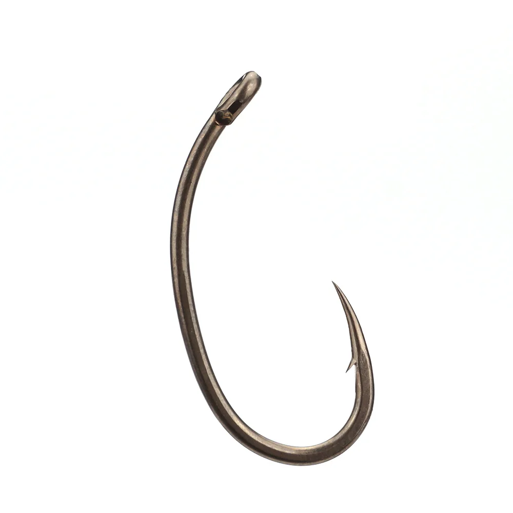 Hirisi 50 قطعة عالية الكربون الفولاذ المقاوم للصدأ مايكرو الشائكة خطاف الصيد PTFE المغلفة لصق صندوق الصيد هوك الصيد اكسسوارات 8037