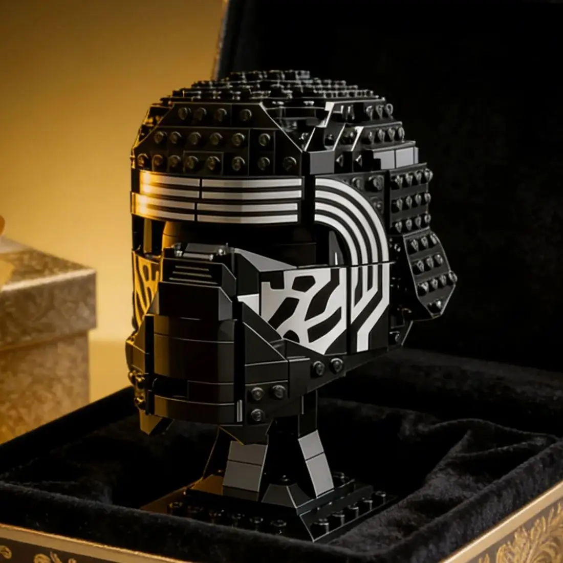 Star Battle Kylo Ren Helmmodel Bouwstenen Sets Compatibel met Legoed-deeltjes Geschikt voor kerstcadeaus 75415