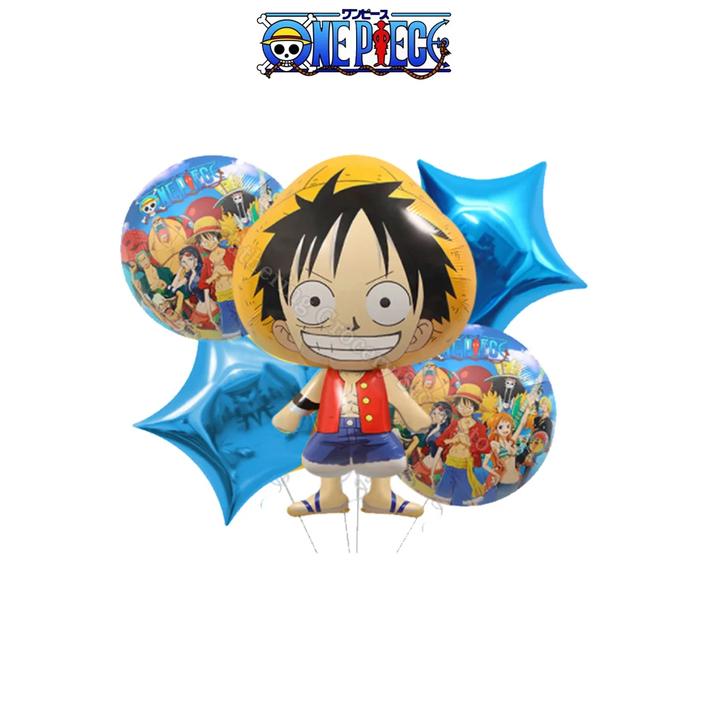 1Set One Piece Luffy 1-9th 32inch Number Foil Ballon Set Party Supplies Toy Gift Inflate Helium Globos Anime Figures Party Decor