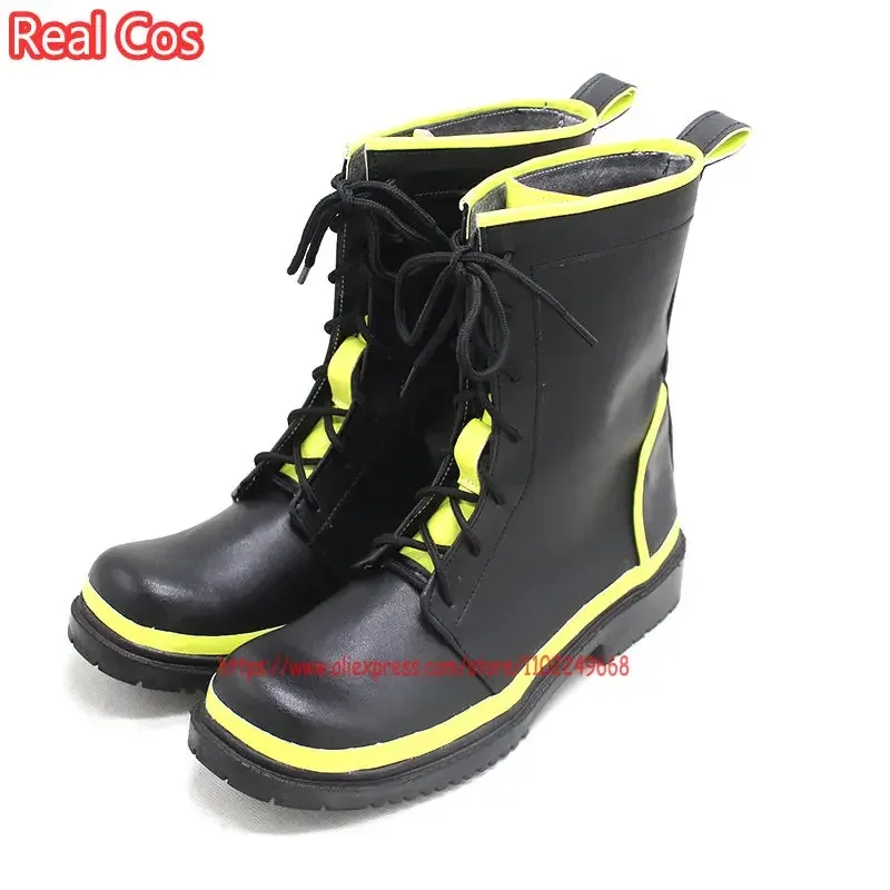 2025 أزياء RealCos Vtuber Nijisanji Noctyx Sonny Brisko التأثيرية أحذية الهالوين من جلد البولي يوريثان للنساء والرجال