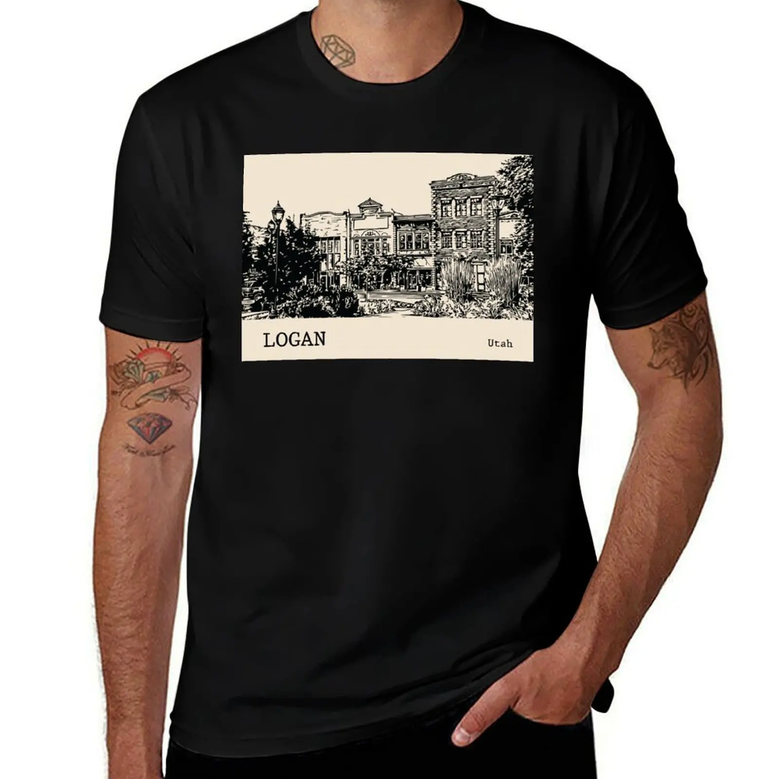 

Logan Utah T-Shirt Work Utility Casual Tee Shirt