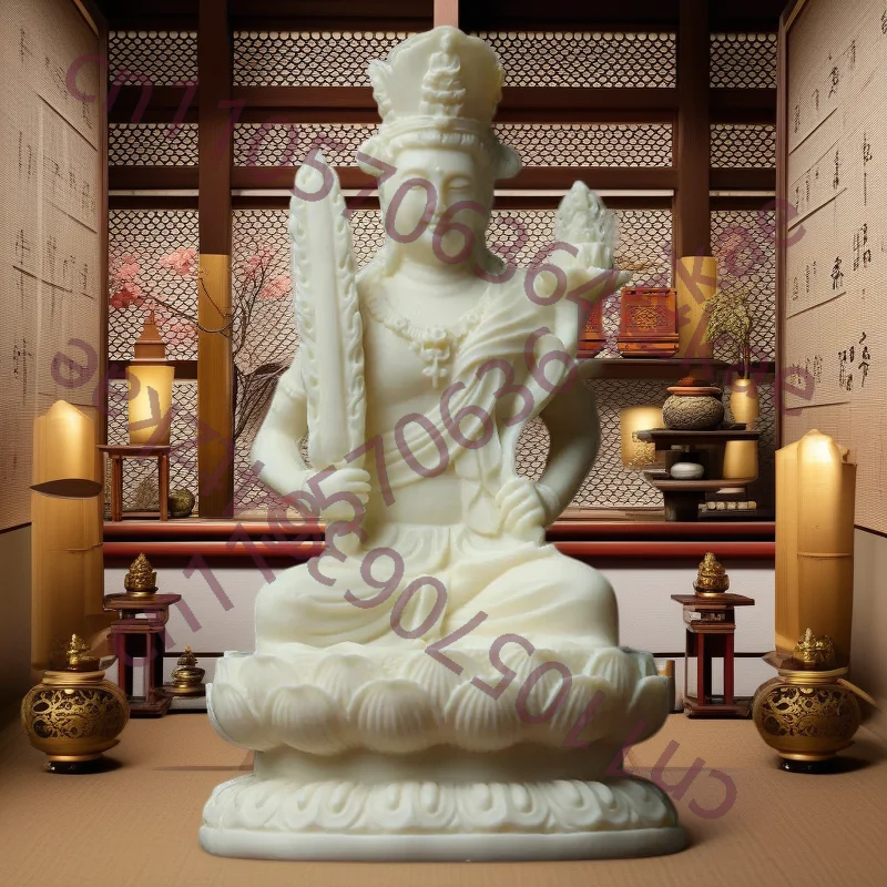 

Китайские статуи Будды из смолы, символ мудрости и благословений, для любителей дзен, для дома, гостиной, офиса, статуи для фэн-шуй