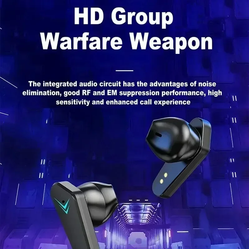 X15 TWS Wireless Earphones, 65ms Low Latency Earbuds, Esport Gaming Headset with Mic for Gamers image 3