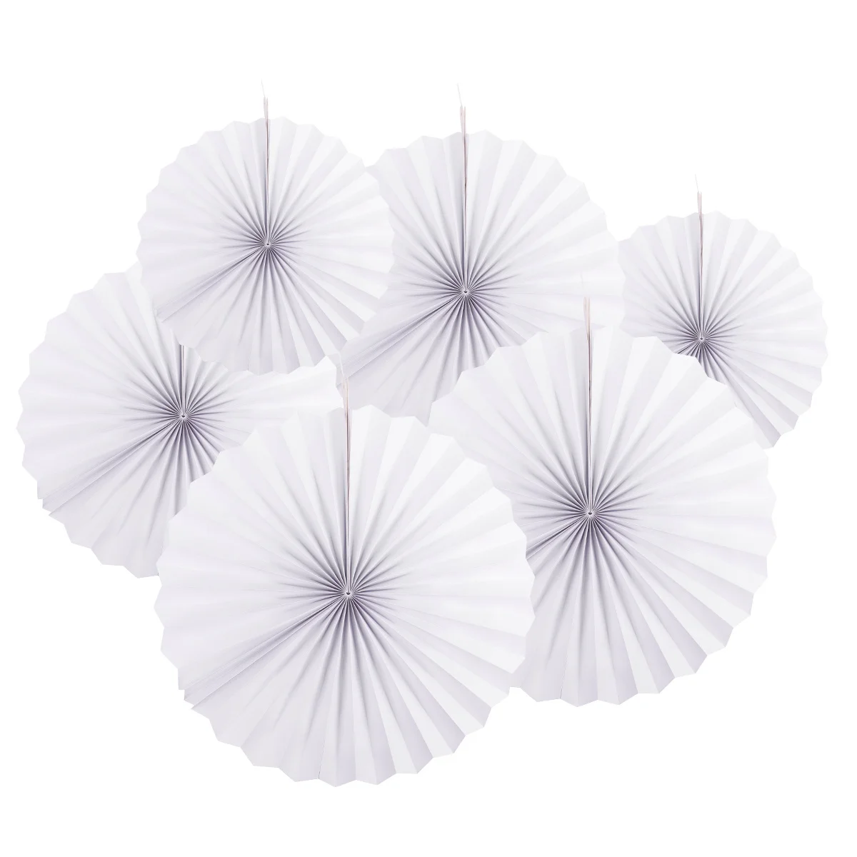 

1Set Paper Fan Flower Kit Paper Hangings Wedding Party Supplies Decorations Symbolizing Purity Wedding Supplies