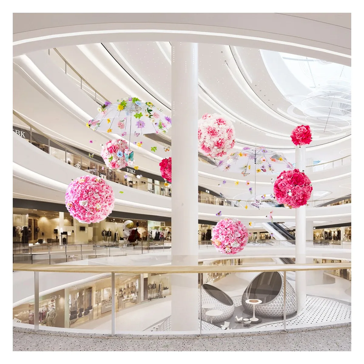 Artificial Flower Ball Decoration