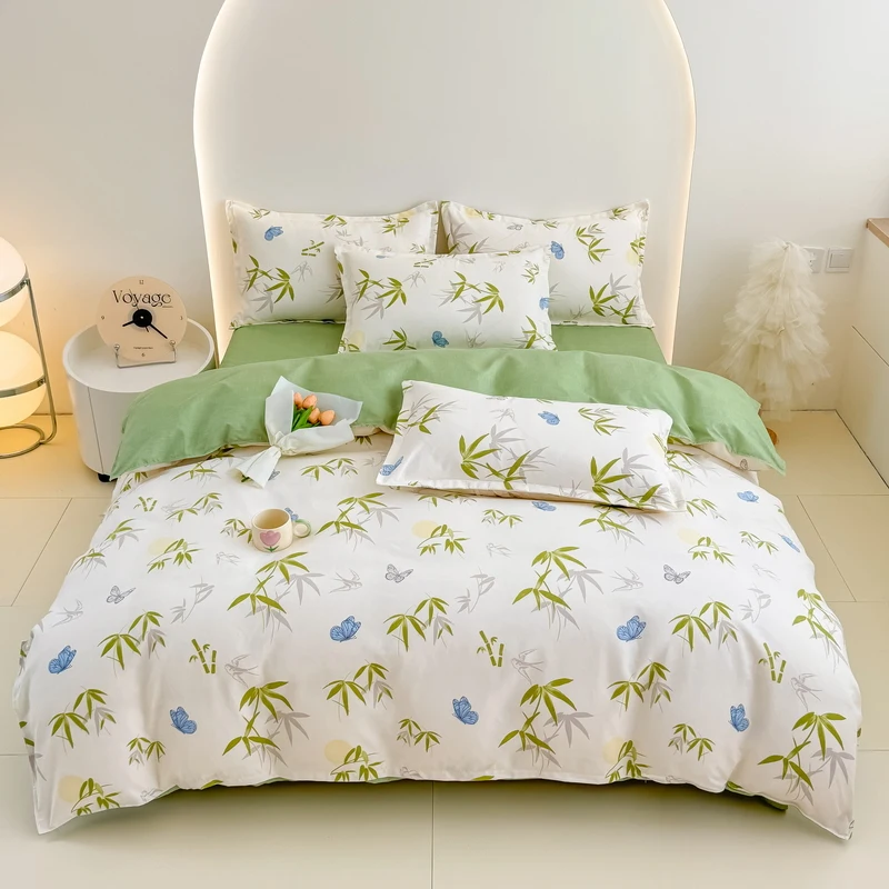 

Spring 2025 Plant-based Cashmere Single Quilt Cover Printed Duvet Cover Skin-friendly and Breathable Bedding 150x200 220x240