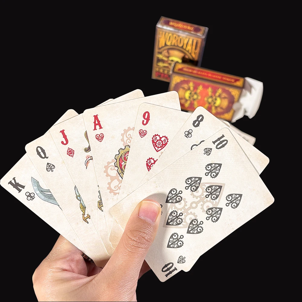 Pirate Series Playing Cards Waterproof Frosted Poker Cards Vintage Deck of Cards for Entertainment, Collections and Gift Giving
