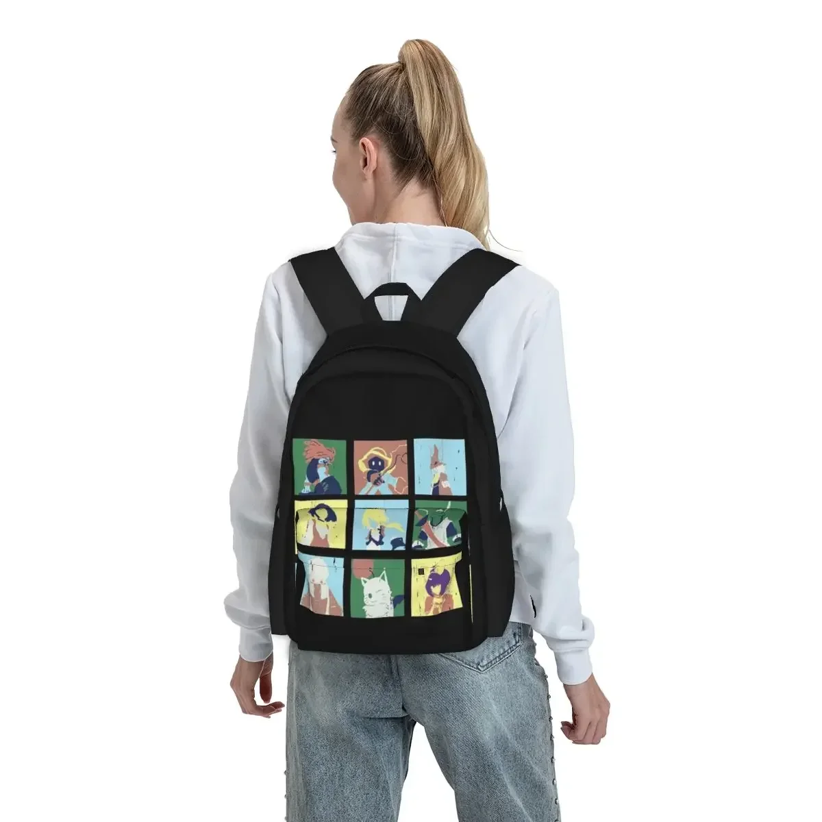 Final Fantasy IX Backpacks Boys Girls Bookbag Children School Bags Cartoon Kids Rucksack Travel Rucksack Shoulder Bag