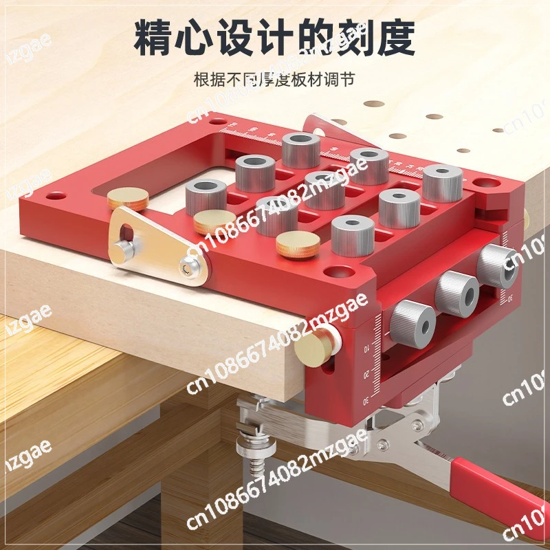 Woodworking Tools Furniture Punching Positioner Woodworking 3-in-1 Hinge
