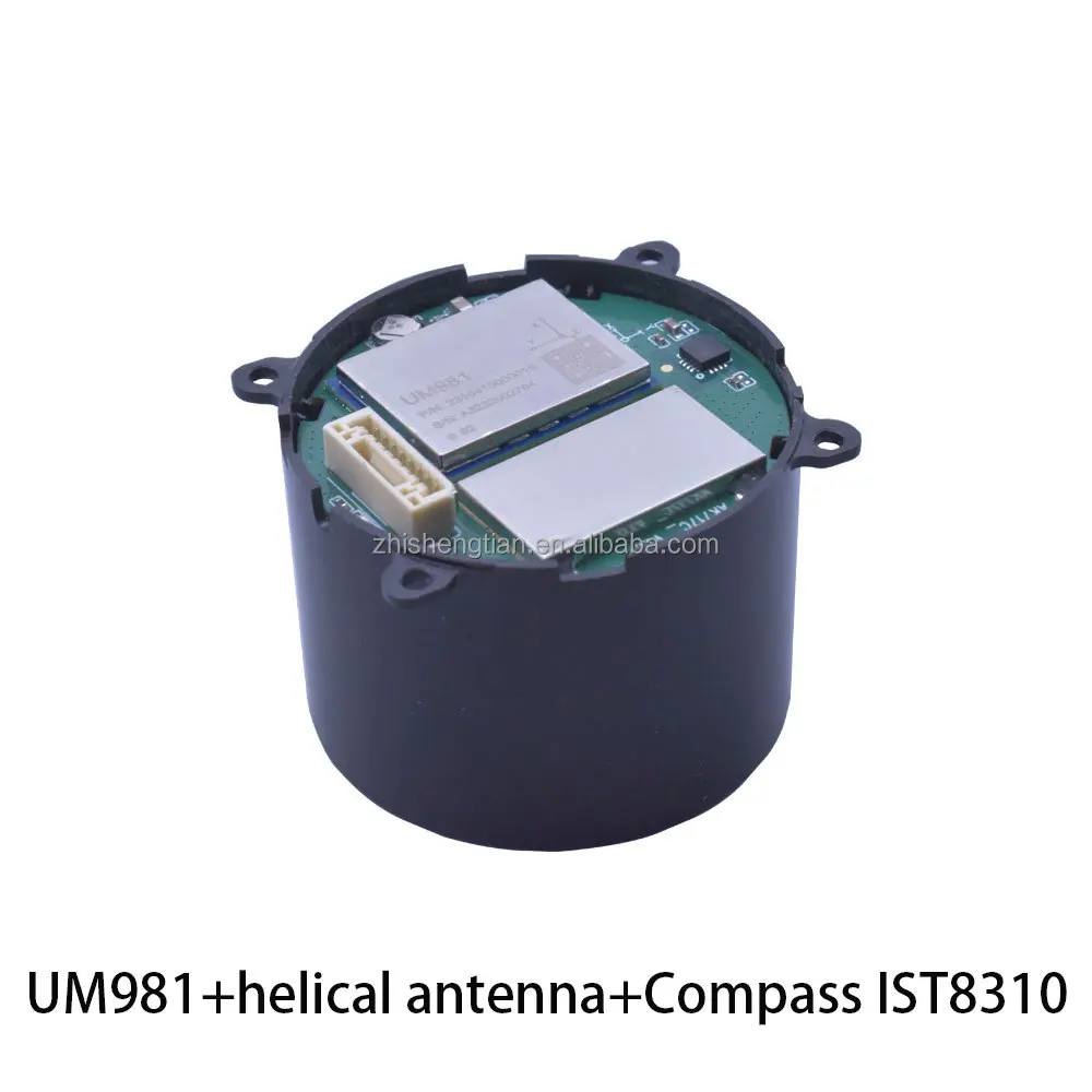 MINI Autopilot Dedicated PX4 Compass IST8310 and Spiral Antenna Full Frequency Integrated Receiver High Precision UM981 Module