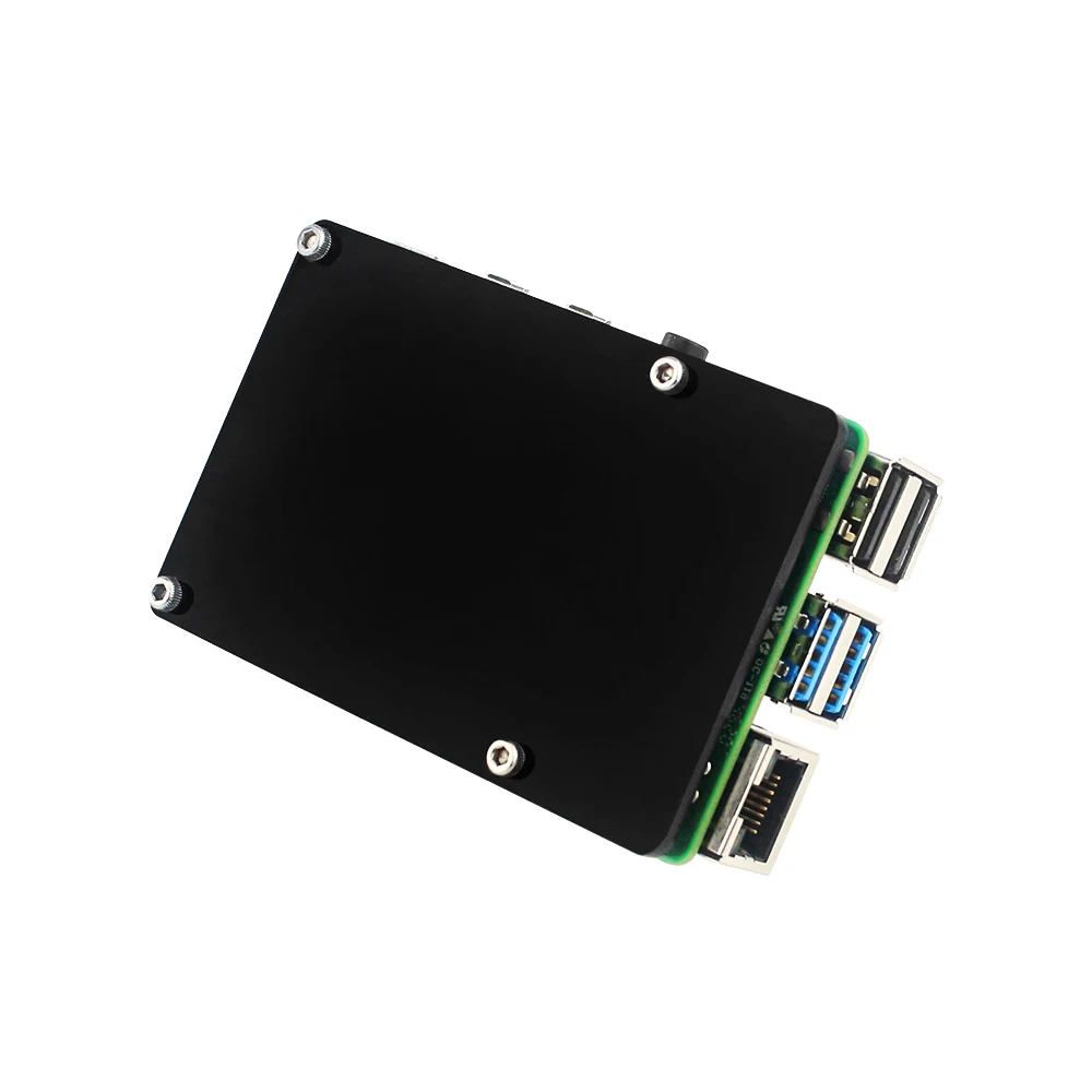 Himbeer Pi 4 Rein kupfer Kühlkörper schutz Passive Kühlung Schutzhülle für Raspberrry Pi 4b Mod Metall gehäuse