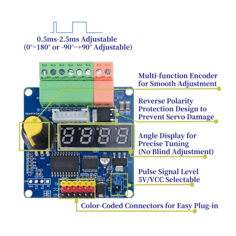 Multiple Channel Servo Regulator Offering 3 Working Settings And Reverse Connection