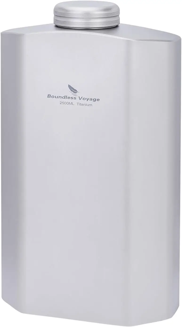 

Titanium Water Bottle 84.55oz Big Capacity Hydration Flask for Gym, Fitness, Camping - Ti3004d