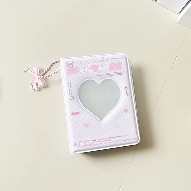 3 Zoll Koreanischer Ins-Style Fotokartenordner 40 Taschen Herzförmiges Kartenalbum Polaroid Fotoalbum Kartentasche Aufbewahrungstasche – Detail 6
