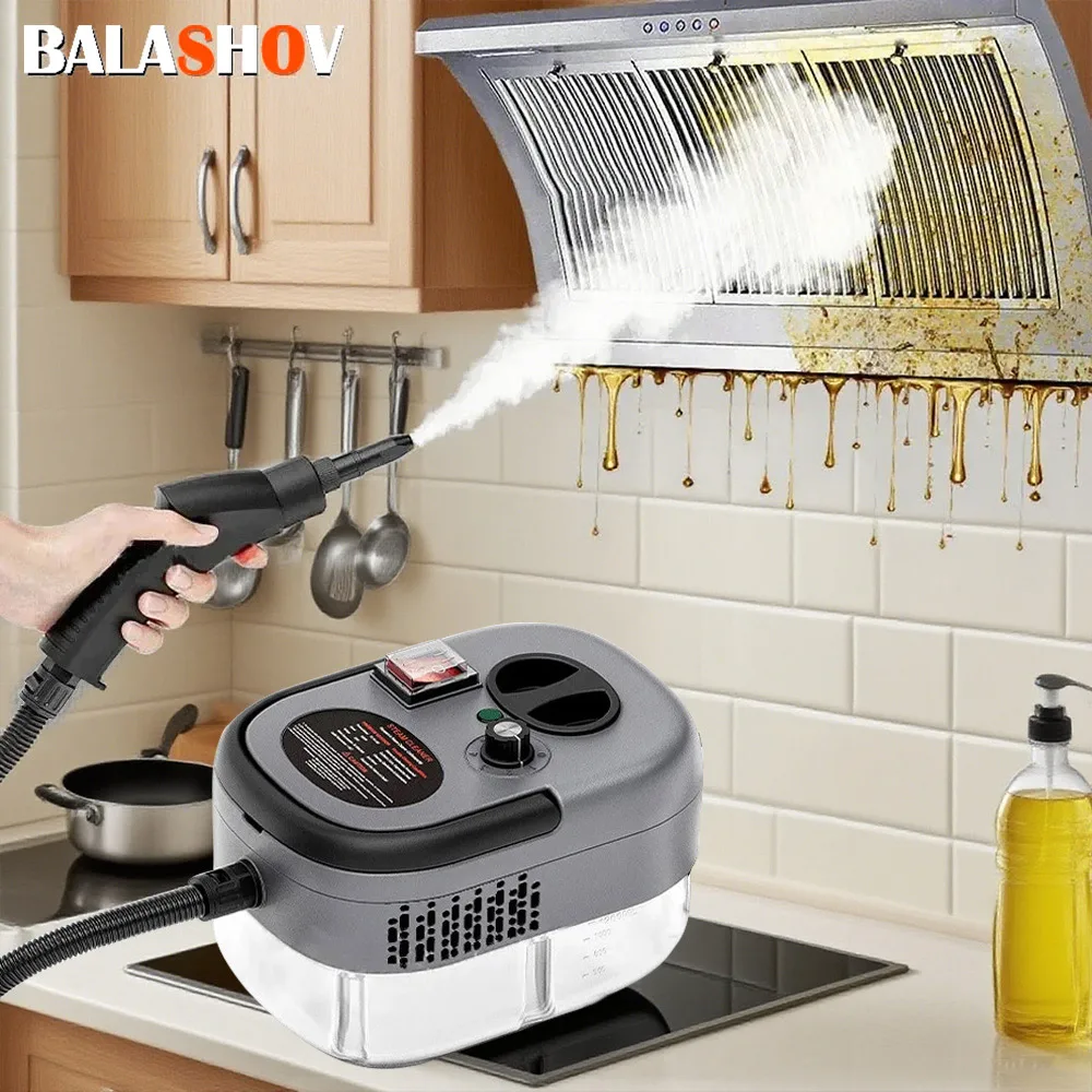 Nettoyeurs vapeur portatifs haute température et haute pression 2500W, pour climatiseur, hotte de cuisine, voiture, nettoyage des sols