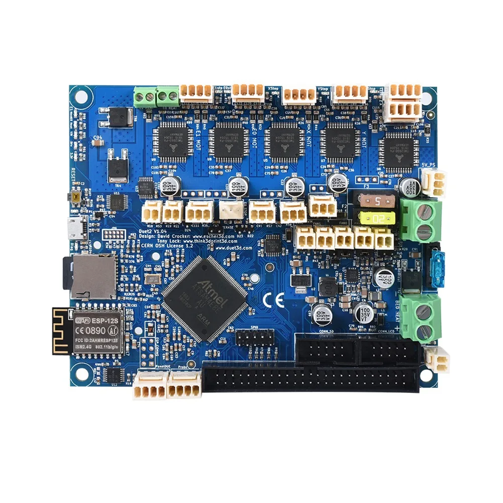 Hot Duet 2 Wifi V1.04 Aggiornamento Scheda di controllo a 32 bit Duet2 Wifi Scheda madre a 32 bit per parti della stampante 3D CNC Machine 3 Pro