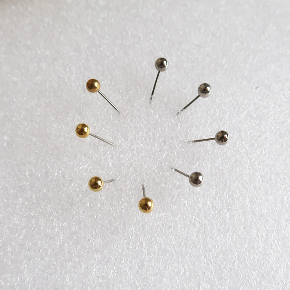 

400 Pcs Round Push Pin Map Tacks Drawing Pins Bright Color Ball Needle Office DIY Cork Board Bulletin Travel Map