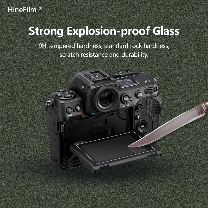 Z8 Camera Glass Film 9H Hardness Tempered Glass Ultra Thin LCD Screen + Info Screen Protector glass for Nikon Z 8 Camera