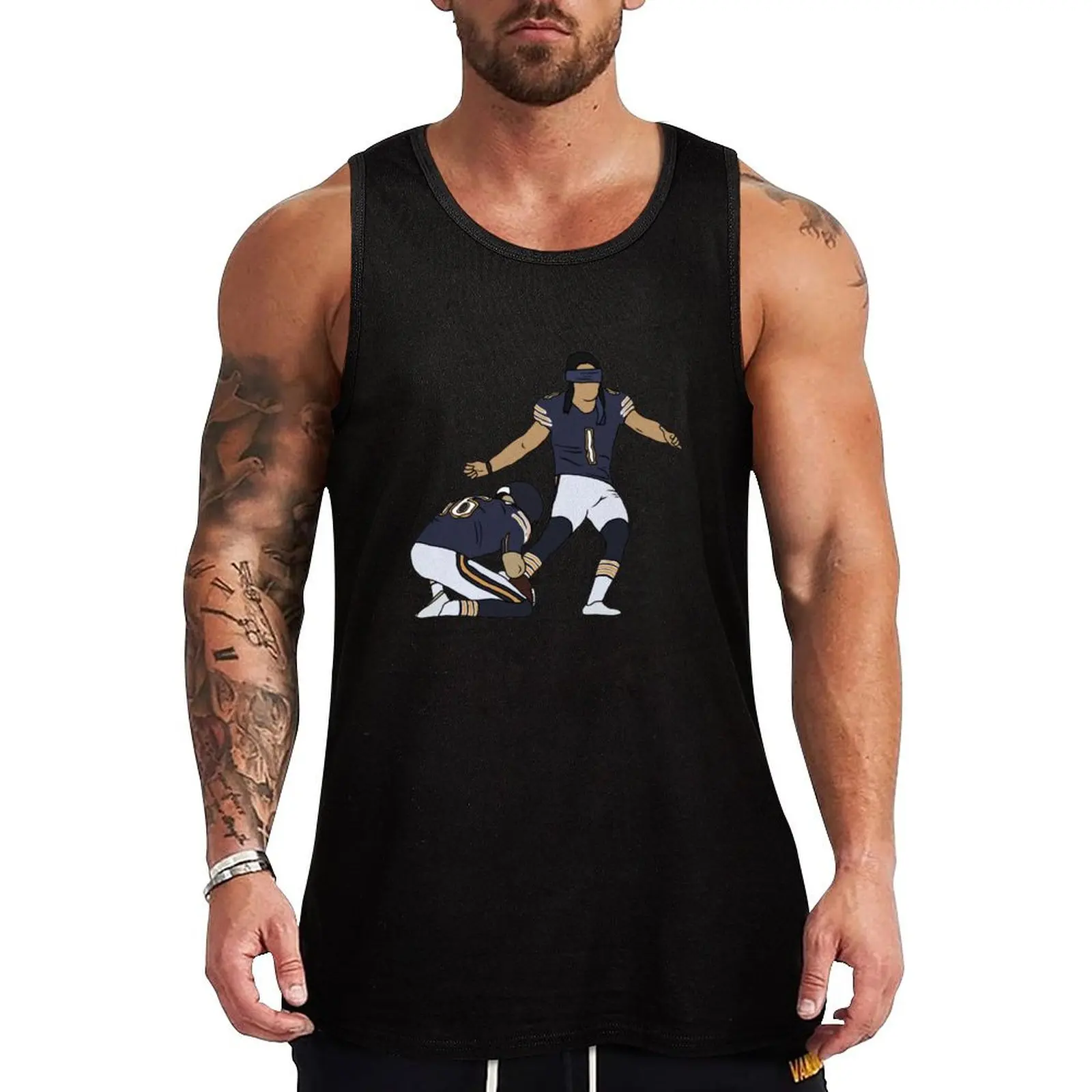

Cody Parkey Bird Box Challenge Tank Top summer clothes man 2025 vest for men Men's summer t-shirt quick-drying t-shirt